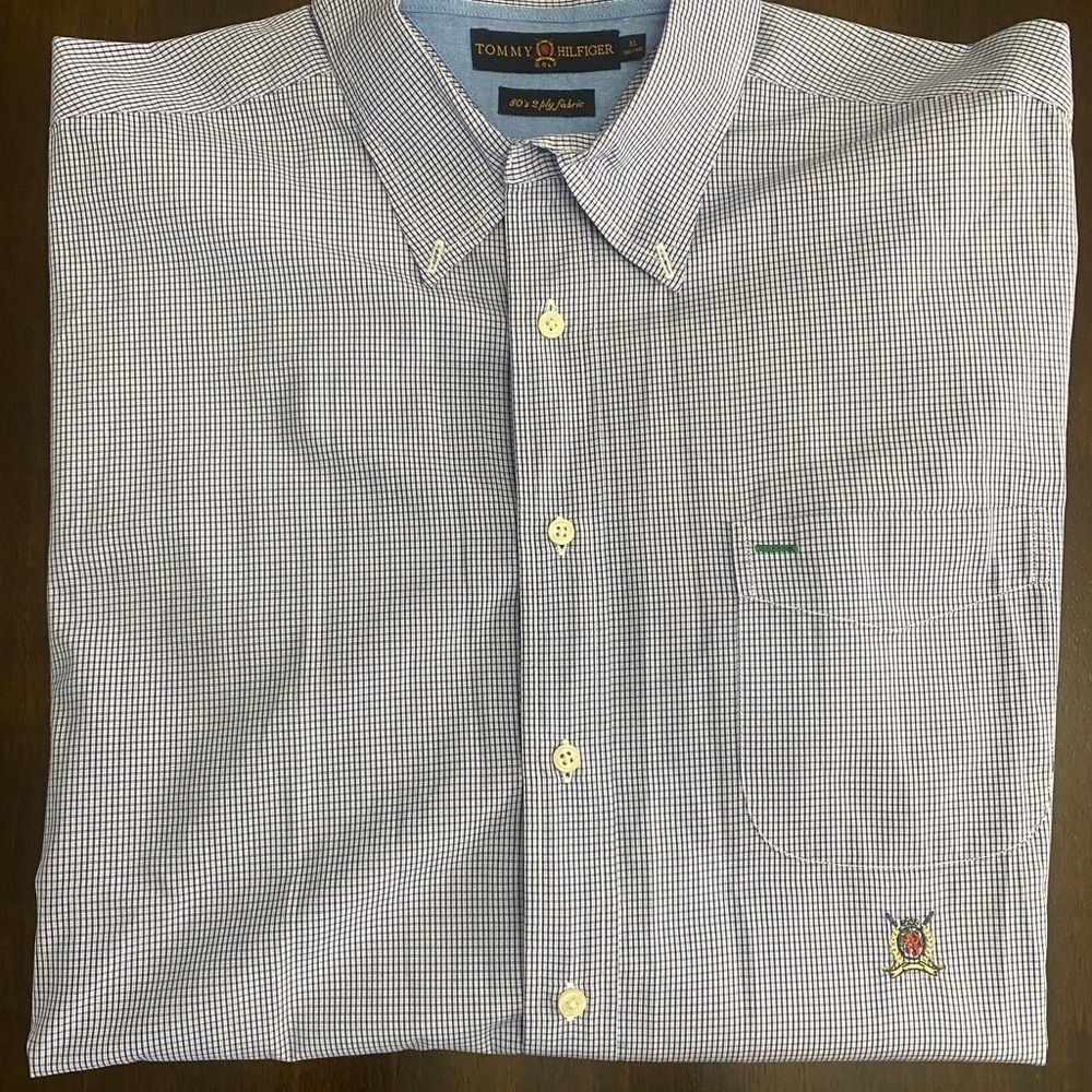 Tommy Hilfiger Golf Short Sleeve Casual Button Down